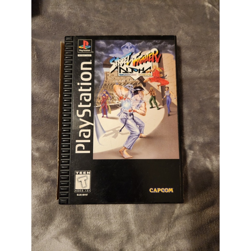 Street Fighter Alpha Warriors Dreams PlayStation PS1 No Manual Long Box
